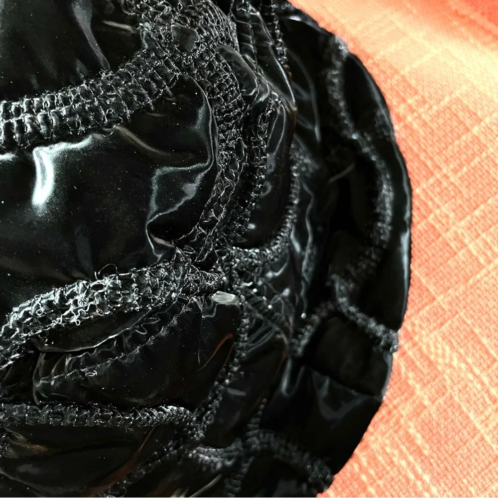 Anthropologie Lucky Zone Quilted Bucket Hat In Black NWT